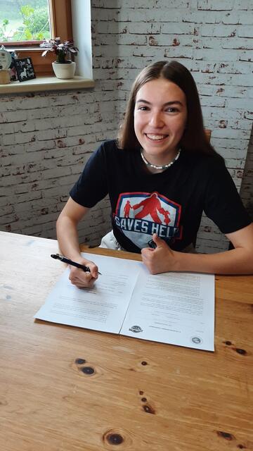 Neuzugang Viktorie Hořínková aus Tschechien. | Foto: KSV