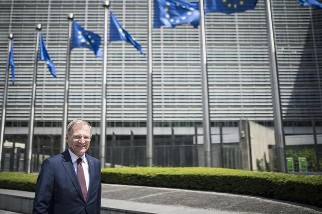 Landeshauptmann Thomas Stelzer in der EU-Haupstadt Brüssel. | Foto: Max Mayrhofer