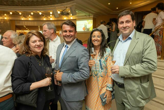 Eröffnung La Gacilly-Baden: Florence Drouhet, Frédéric Joureau, Stefan Szirucsek | Foto: 2024psb/c.kollerics