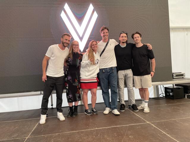 Das Videoteam, das ein begeisterndes Voitsberg-Video drehte. | Foto: Almer