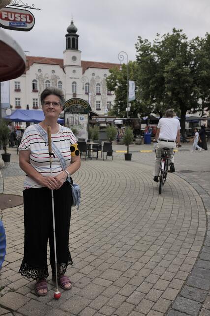 Geschafft: Feucht ist am Neunkirchner Hauptplatz angekommen.