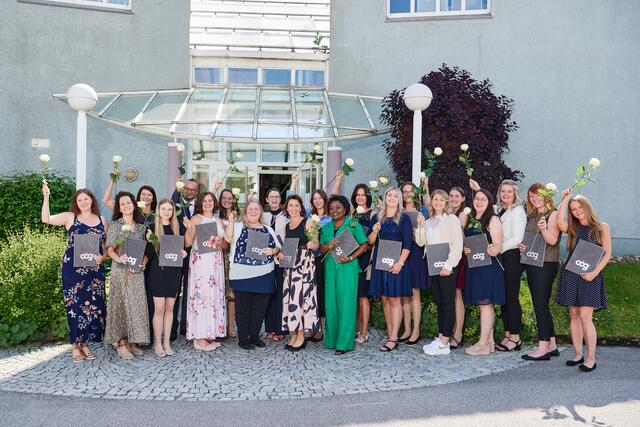 Die AbsolventInnen der Schule für Gesundheits- und Krankenpflege Rohrbach. | Foto: oög