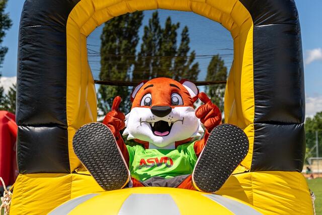 ASVÖ-Maskottchen "Filu" ist auch dabei.  | Foto: ASVÖ Wien