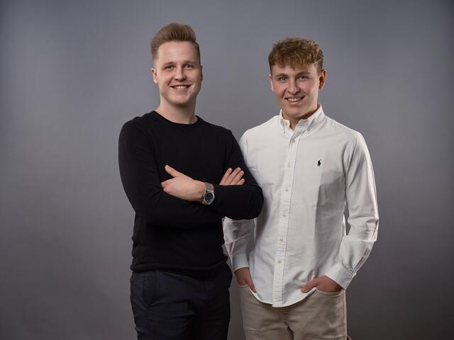 Valentin und Anton Streif stehen hinter WoodsApp. | Foto: WoodsApp