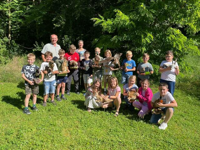 Die Schüler der 3. Klasse erfuhren eine Menge über heimischen Wildtierarten und deren Besonderheiten. | Foto: VS Wilfersdorf