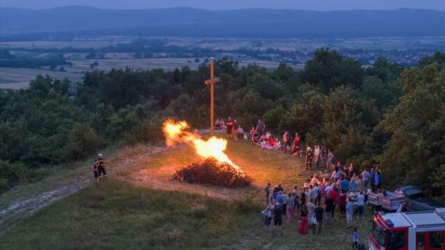 Johannesfeuer am Koglberg | Foto: VTG St. Margarethen