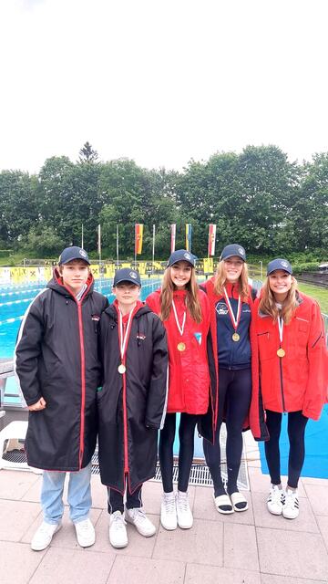 Erfolgreiche SchwimmerInnen des WSV. | Foto: WSV