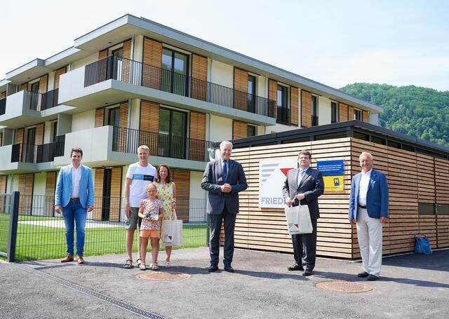 Auch in Lilienfeld hat sich einiges bewegt: Am 28. Juni 2021 wurden 18 geförderte Eigentums-Wohnungen übergeben. | Foto: Stadtgemeinde Lilienfeld