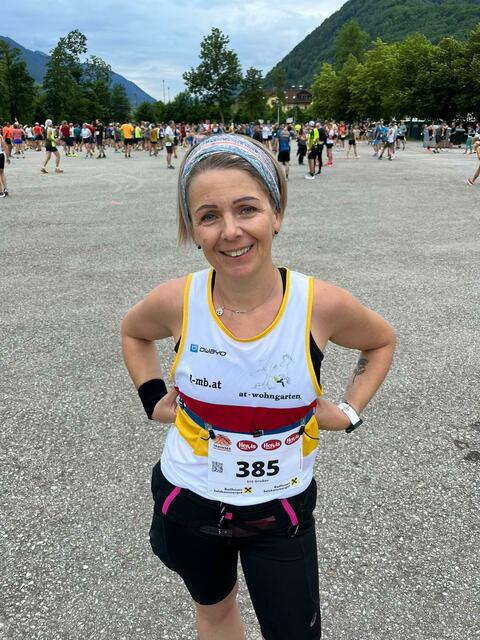 Iris Gruber nahm am Traunsee Halbmarathon teil. | Foto: LMB