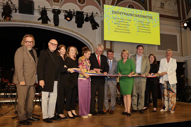 Christian Schörg, Lois Lammerhuber, Verena Sonnleitner, Silvia Lammerhuber, Carmen Jeitler-Cincelli, Christoph Kainz, Frédéric Joureau, Helga Krismer, Stefan Szirucsek, Florence Drouhet, Beate Jorda. | Foto: Florian Czech