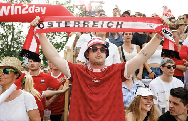 Match Österreich - Polen. | Foto: FLORIAN WIESER / APA / picturedesk.com