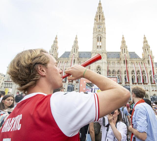 Match Frankreich - Österreich. | Foto: TOBIAS STEINMAURER / APA / picturedesk.com