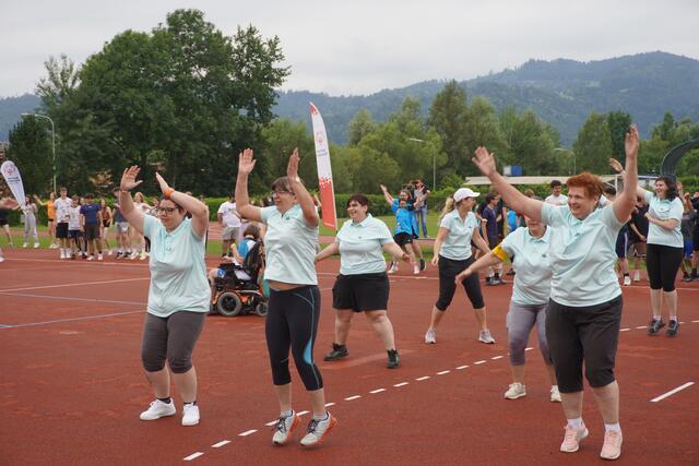 Ein Tag der Inklusion: Beim Sportfest in Deutschlandsberg war man gemeinsam fit. | Foto: Löschnig