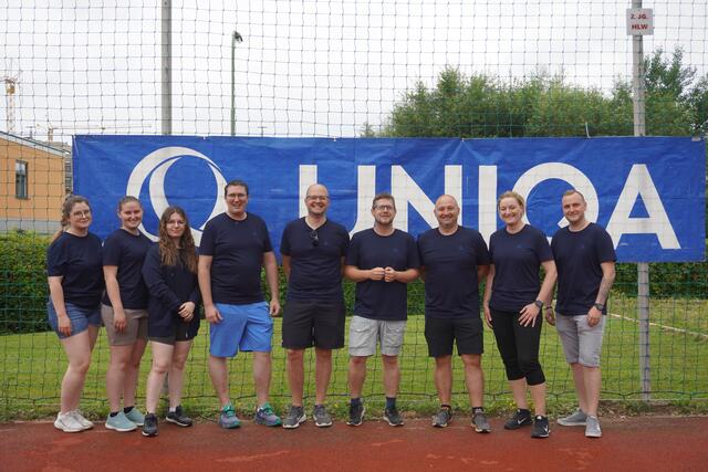Das Uniqa-Team beim Event in Deutschlandsberg. | Foto: Löschnig