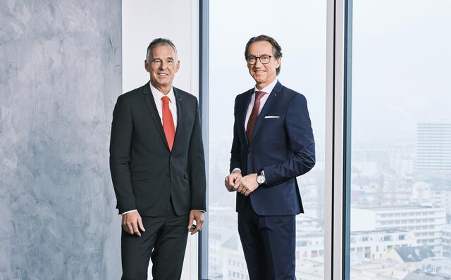 Energie AG CFO Andreas Kolar (l.) und Energie AG CEO Leonhard Schitter. | Foto: Energie AG