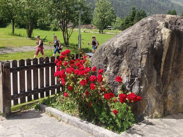 Schöner Rosenschmuck bei der Kapelle in Haitzing
 Bad Hofgastein.