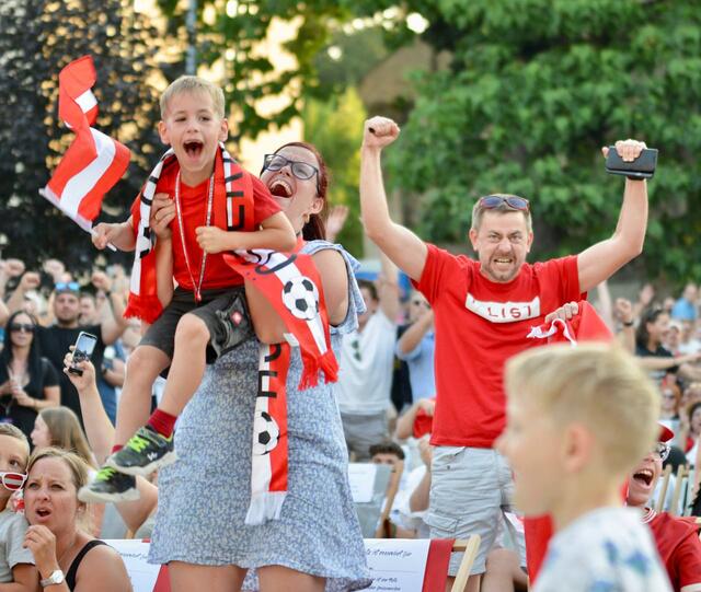 Der Jubel kannte keine Grenzen. | Foto: Sascha Trimmel