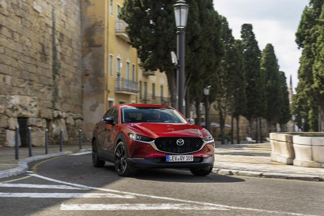 Im Herbst gibt’s ein Modellupdate für Mazda3 und Mazda CX-30 mit neuem Motor und neuer Ausstattungsstruktur.  | Foto: Mazda