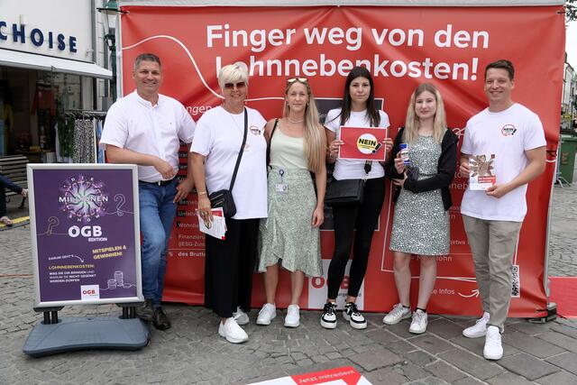 Lohnnebenkosten-Quiz à la Millionenshow des ÖGB Burgenland.  | Foto: ÖGB Burgenland