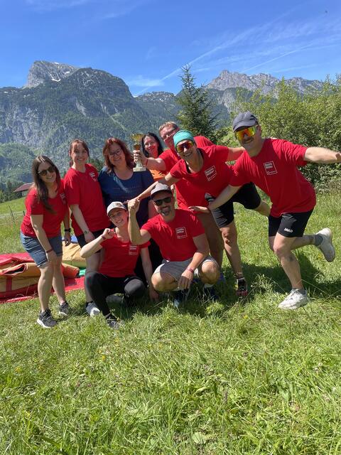 Die Sieger der Team-Challenge - Team „Baumtänzer“. | Foto: RegionalMedien Salzburg
