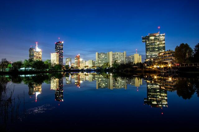 Langzeitbelichtung am Kaiserwasser. | Foto: Michael Schimanek