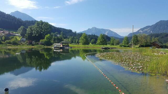 Der Badesee in Edlbach wurde umfassend saniert. | Foto: Gemeinde Edlbach