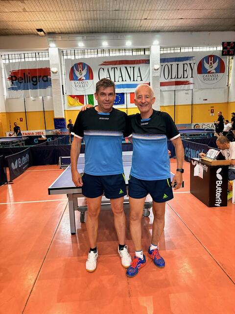 Josef Rehrl (re) und Martin Lohfeyer | Foto: TTC Intersport Frühstückl Tamsweg