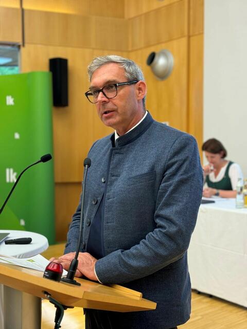 Landwirtschaftskammer Oberösterreich-Präsident und Bauernbund-Landesobfrau-Stellvertreter Franz Waldenberger. | Foto: Landwirtschaftskammer OÖ