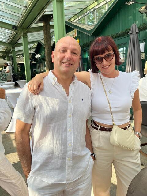 Grün-Weiß: Ehepaar Binder am Grünen Markt