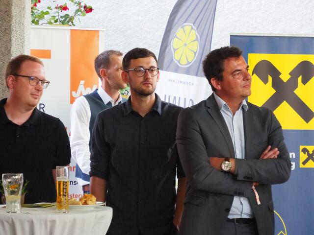 Tobias Luger, Sebastian Kaltseis und Gerald Schöffmann | Foto: MeinBezirk/Haslberger
