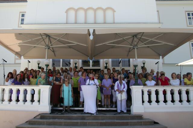 Alle Chöre vereint. | Foto: Christian Nowotny