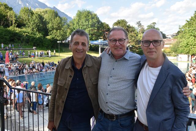 Zufrieden: GR Christoph Sailer Bgm. Christian Margreiter und GR Dieter Schirak  | Foto: Kendlbacher