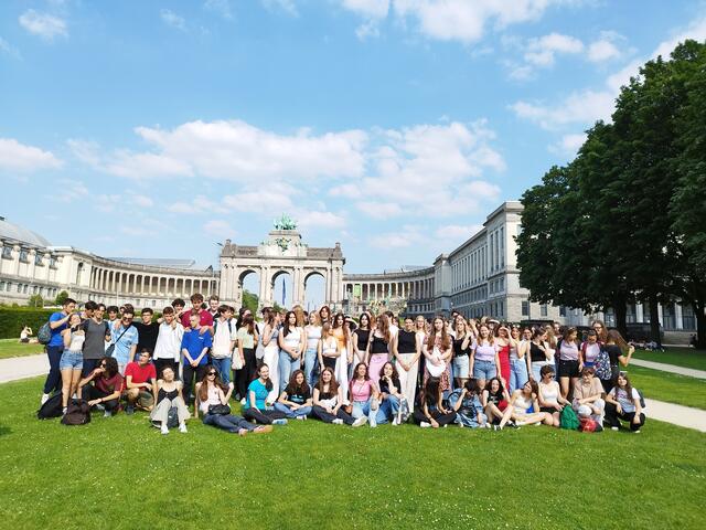 Im Herzen Europas: Die Schüler des BG Werndlparks unternahmen eine packende Reise nach Brüssel, wo sie die Instituionen der EU kennenlernen durften. | Foto: BG/BRG Werndlpark
