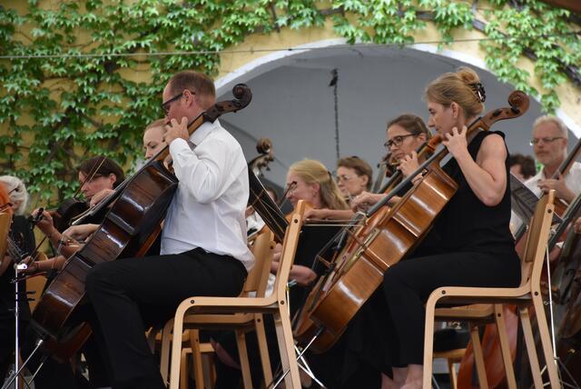 "Heilkraft des Wassers" - Ausstellung im Burgturm Burg Kreuzen eröffnet. Ausstellung ist geöffnet  Montag bis Sonntag 11 bis 20 Uhr. Eintritt frei. Bild: Konzert der Camerata Medica Wien.  | Foto: Robert Zinterhof