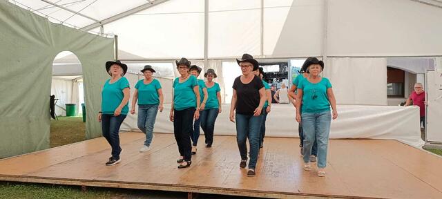 Line Dance Gruppe Bocksdorf | Foto: Willi Gruidl