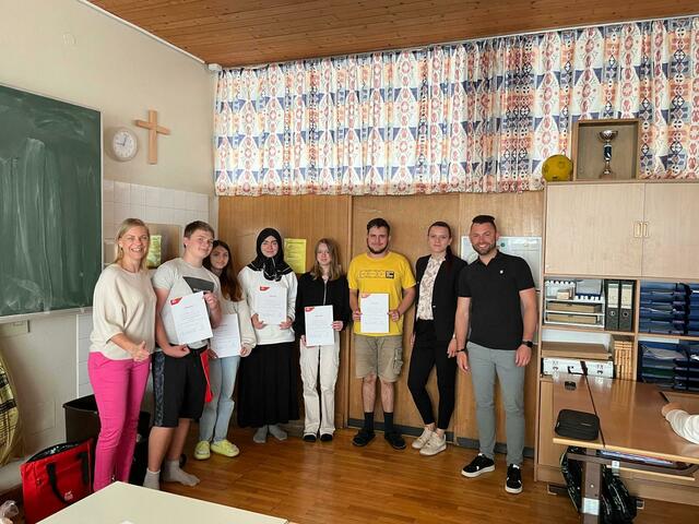 Berufsorientierung in der Mittelschule-Musikmittelschule Kirchdorf an der Krems. | Foto: MS-Musikmittelschule Kirchdorf