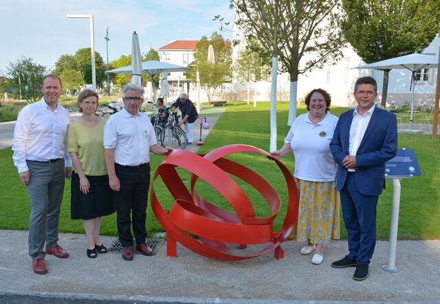 Johannes Öhlböck, Barbara Grühbaum, Robert Kabas, Doris Prachner, Peter Eisenschenk. | Foto: Stadtgemeinde Tulln