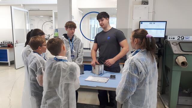 Praktische Auseinandersetzung mit technischen Ausbildungen stand im Mittelpunkt des Projekts | Foto: MS Krottendorf