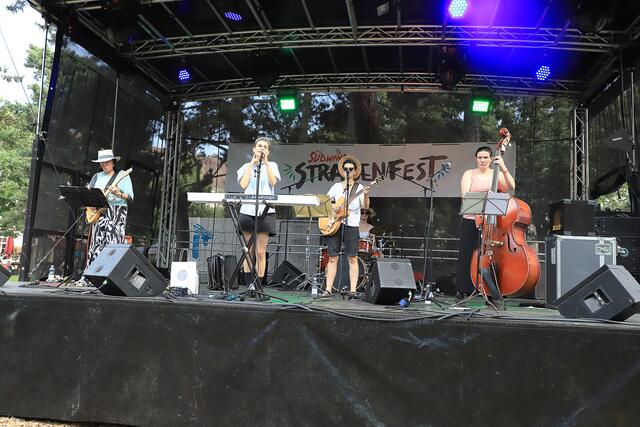 Foto:  Major Shrimp Swingband aus Wien beim Südwind Straßenfest 2024 Foto@Nicole Kawan