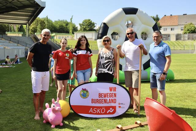 Beim Stadion-Picknick in Mattersburg wurde ein unterhaltsamer Tag für die ganze Familie geboten.  | Foto: Alejandra Ortiz