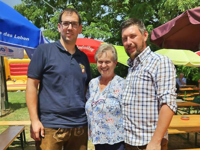Günther Ernst, Brigitta Pfeifer und Michael Raab | Foto: SPÖ Göllersdorf