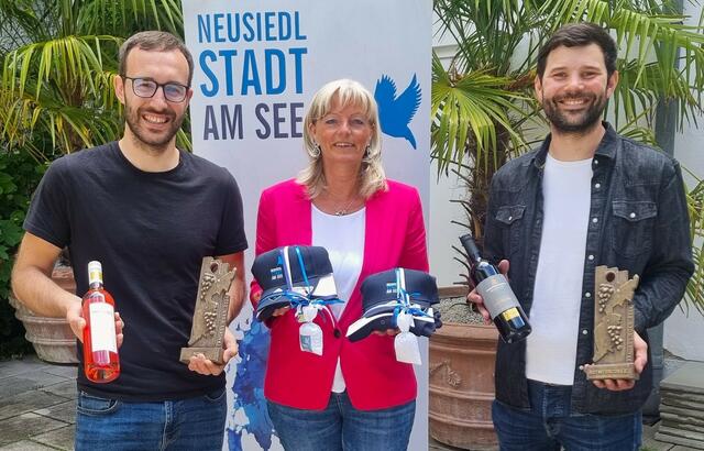 Die Weingüter Preschitz und Christian Haider aus Neusiedl am See wurden bei der Landesweinprämierung ausgezeichnet. | Foto: Stadtgemeinde Neusiedl am See