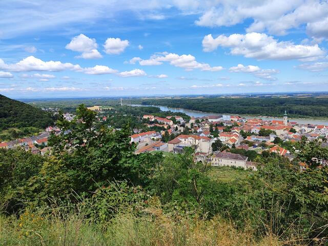 Ein schöner Blick auf die Stadt und die Donau... | Foto: I.Wozonig