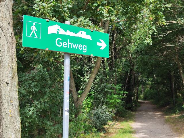 Auf einem gemütlichen Gehweg erreicht man die Ruine in ca. 20 Minuten... | Foto: I.Wozonig