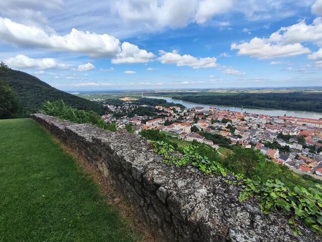 Herrlich ist der Blick in alle Richtungen, und die Donau scheint sogar blau zu sein... | Foto: I.Wozonig