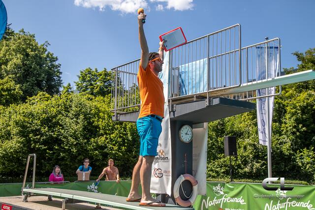 Die Freude über den Start der Sommerferien ist groß – und wird im Ischler Parkbad gebührend gefeiert. | Foto: Naturfreunde Bad Ischl