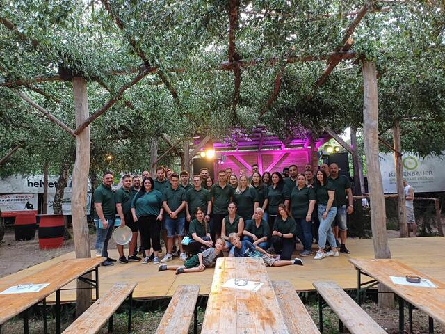 Das Waldfest-Team 2024. | Foto: Gde. Unterfrauenhaid