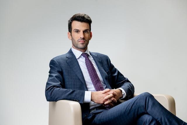 Fußballfan Udo Landbauer fieberte mit unseren Fußball-Profis mit. | Foto: FPÖ Niederösterreich