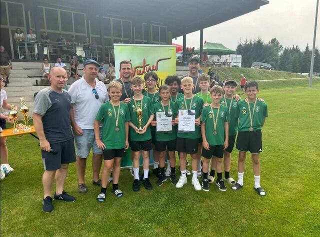 Der U12-Nachwuchs des VST Völkermarkt sicherte sich beim KFV Finale Platz drei, in der Gesamtwertung belegte man sogar Platz zwei. | Foto: Privat