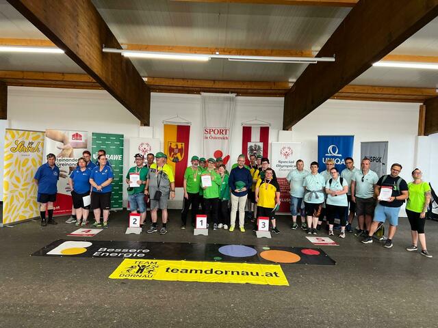 Siegeehrung Level 2 | Foto: Sebastian Koller/Special Olympics Burgenland